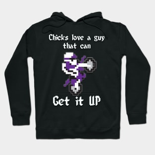 Get it up Excite Bike Purple Hoodie